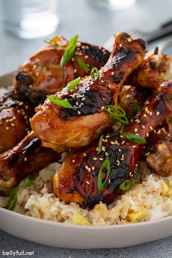 Honey soy baked chicken drumsticks