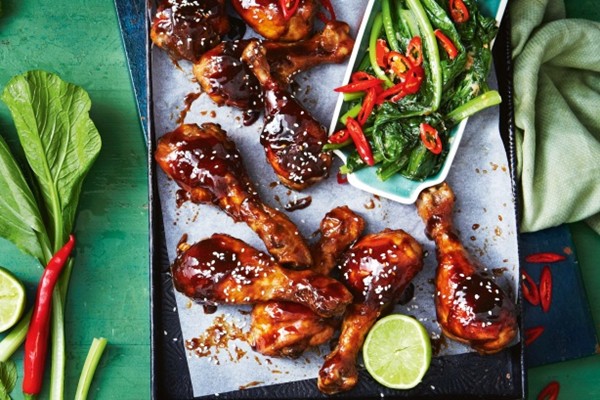 Honey soy chicken drumsticks