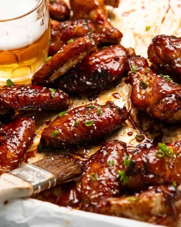 Honey soy wings
