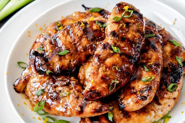 Honey Sriracha orange chicken