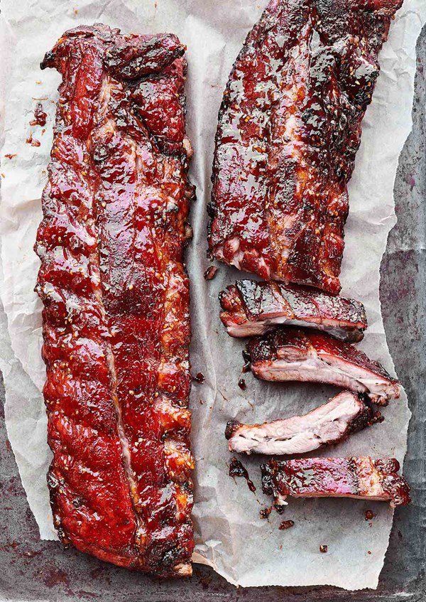 Honey teriyaki ribs