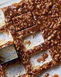 Honey-walnut bars