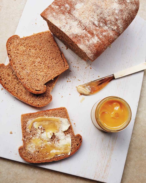 Honey whole-wheat bread