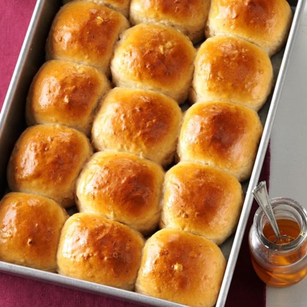 Honey whole wheat rolls 