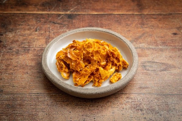 Honeycomb garnish 