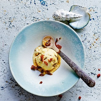 Honeycomb ice cream