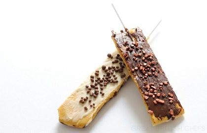 Honeycomb lollipops
