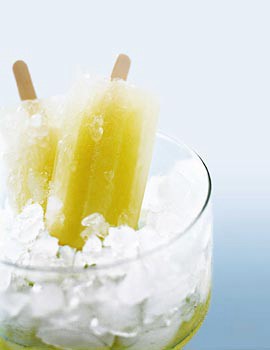 Honeydew lime popsicles