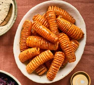 Honeyed Hasselback carrots