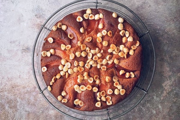 Honeyed quince cake
