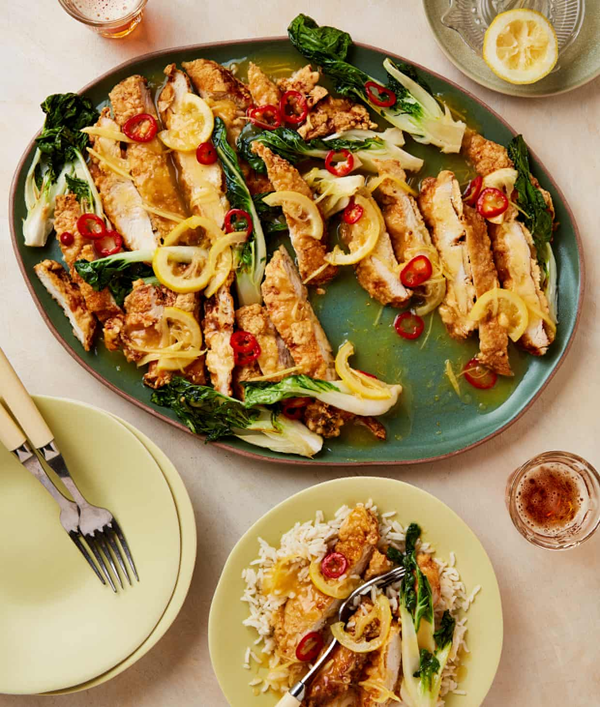 Hong Kong-style lemon chicken