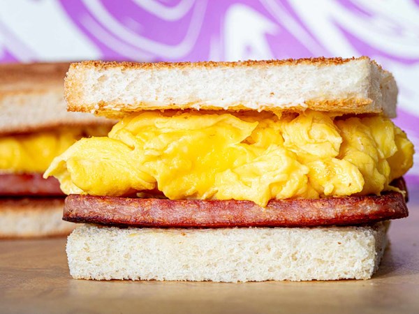 Hong Kong-style Spam and egg sandwich