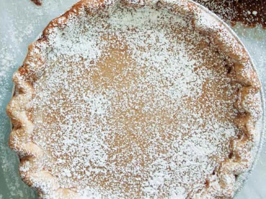 Hoosier Mama's sugar cream pie