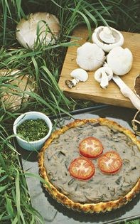 Horse mushroom croustade