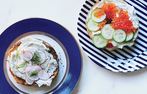 Horseradish-dill schmear
