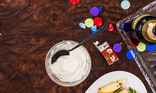 Horseradish labneh