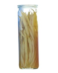 Horseradish-pickled wax beans