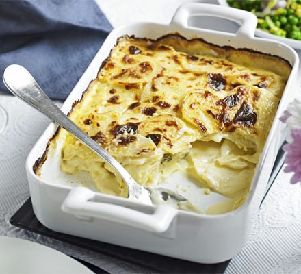 Horseradish potato Dauphinoise