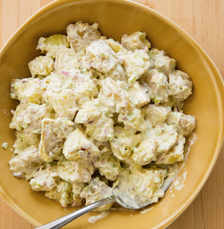Horseradish potato salad