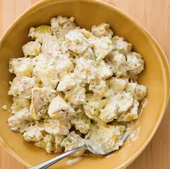 Horseradish potato salad