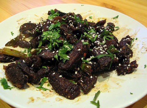 Hot and numbing dried beef 