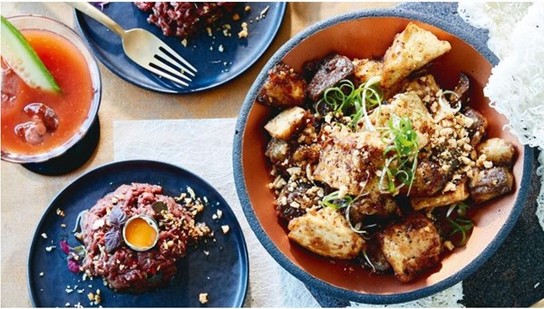 Hot and numbing eggplant and tofu