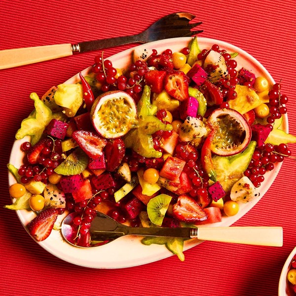Hot-and-sour fruit salad