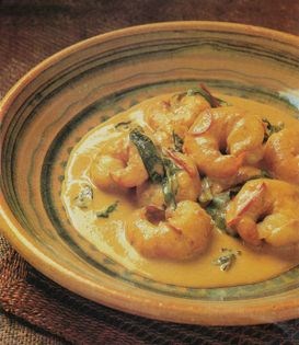 Hot and sour prawns