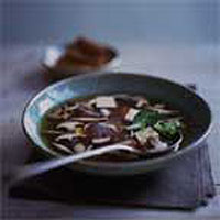 Hot and sour soup with tofu
