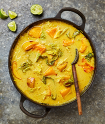 Hot-and-sour squash Thai curry