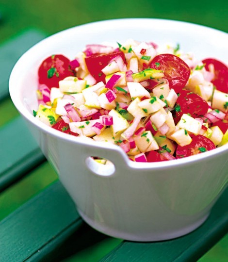 Hot and zingy apple salsa