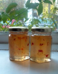 Hot apple and chilli jelly