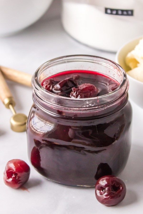 Hot cherry sauce