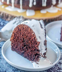 Hot chocolate Bundt cake