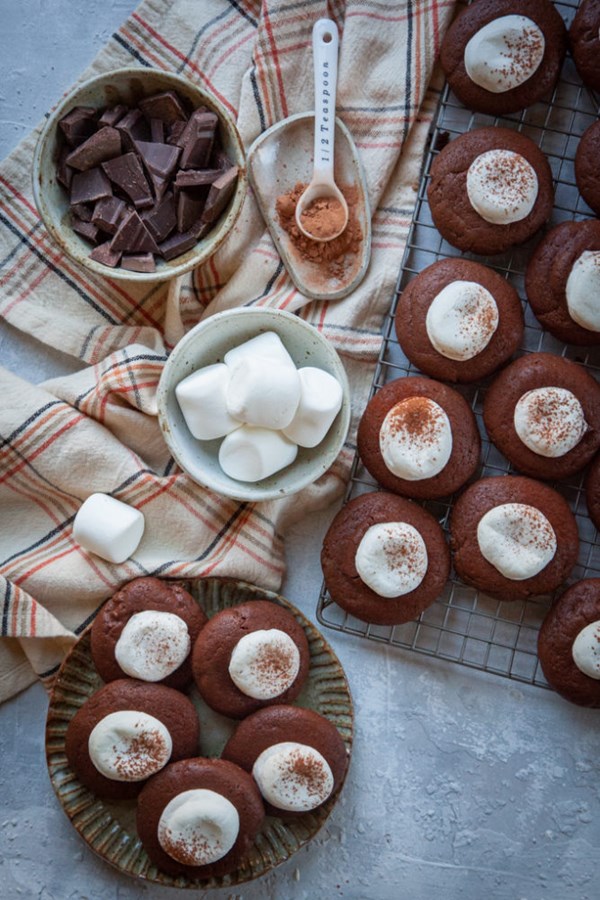 Hot chocolate cookies