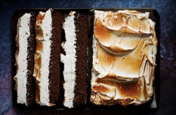 Hot chocolate snacking cake