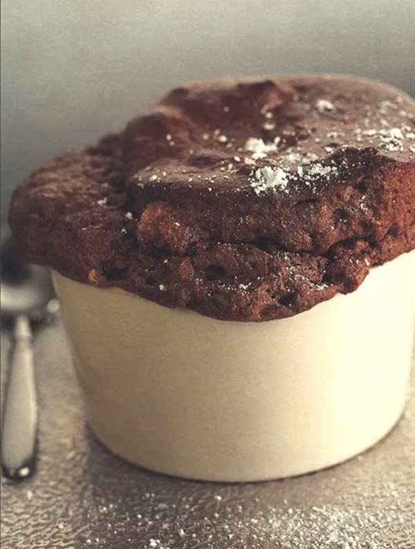 Hot chocolate soufflé