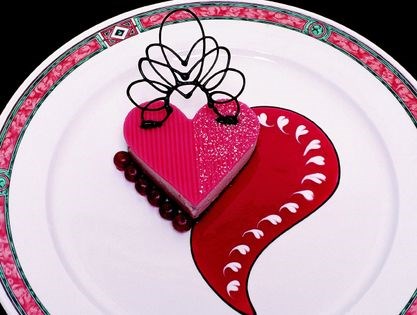 Hot chocolate truffle cake