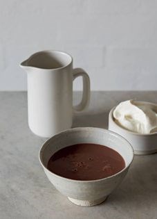Hot chocolate with orange syrup (Varm kakao med appelsinsirup)