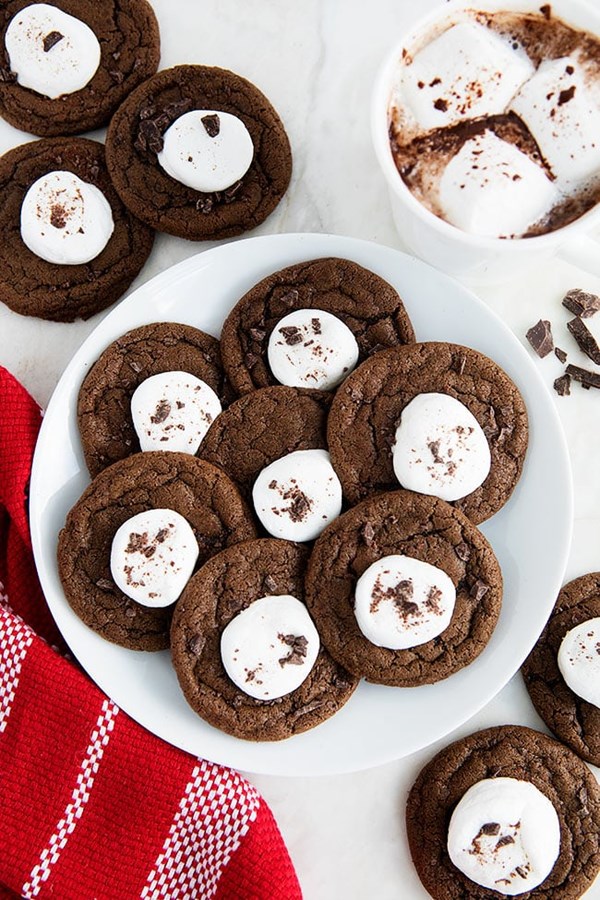 Hot cocoa cookies