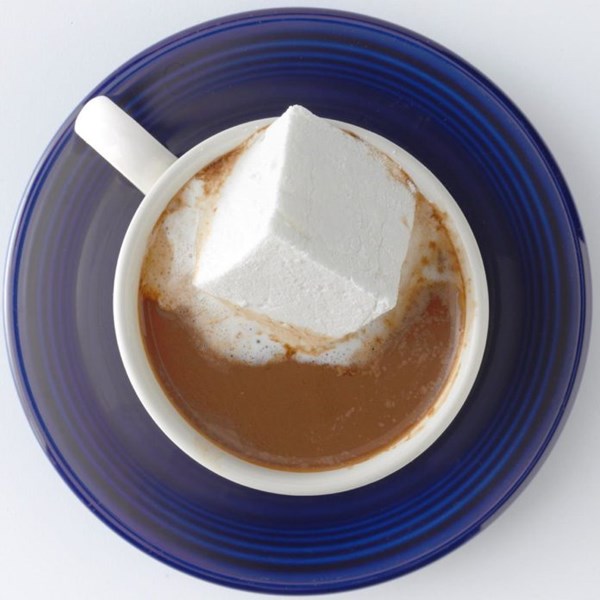Hot cocoa with almond milk