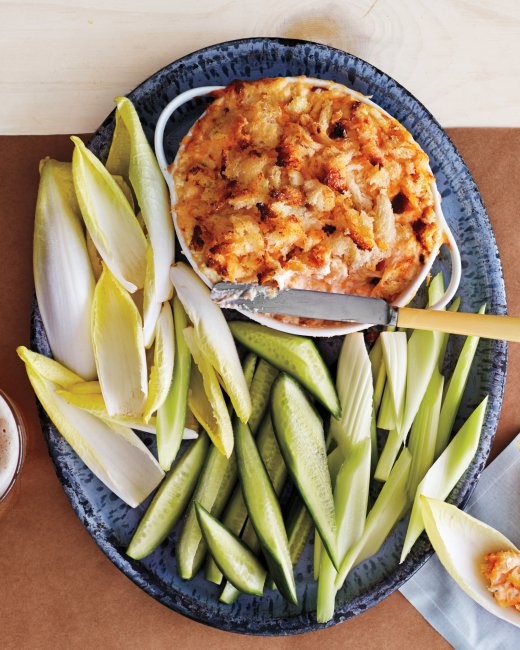 Hot-crab and pimiento spread