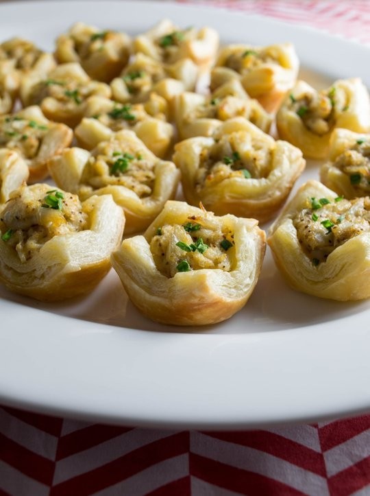 Hot crab puffs