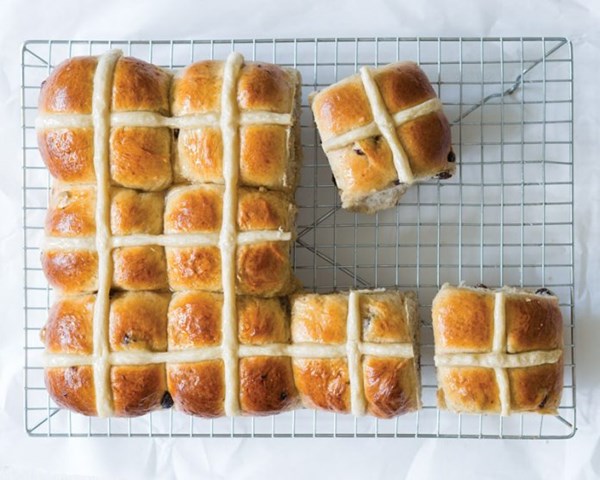 Hot cross bun dough