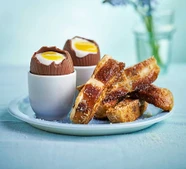 Hot cross bun French toast dippers