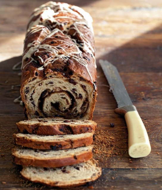 Hot cross bun loaf