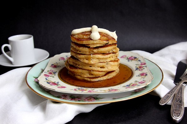 Hot cross pancakes