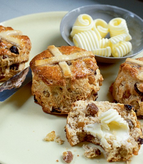 Hot cross scones