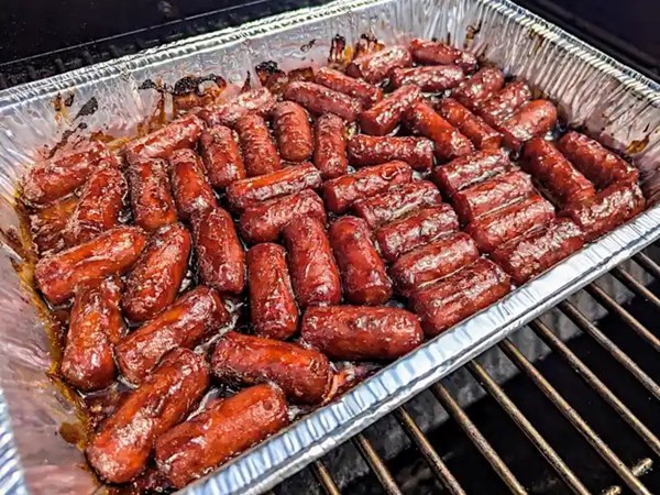Hot dog burnt ends