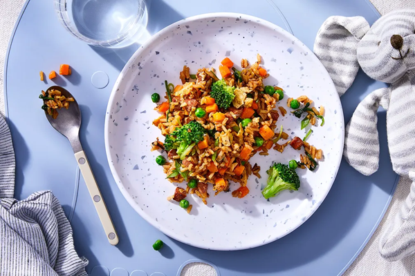 Hot dog fried rice